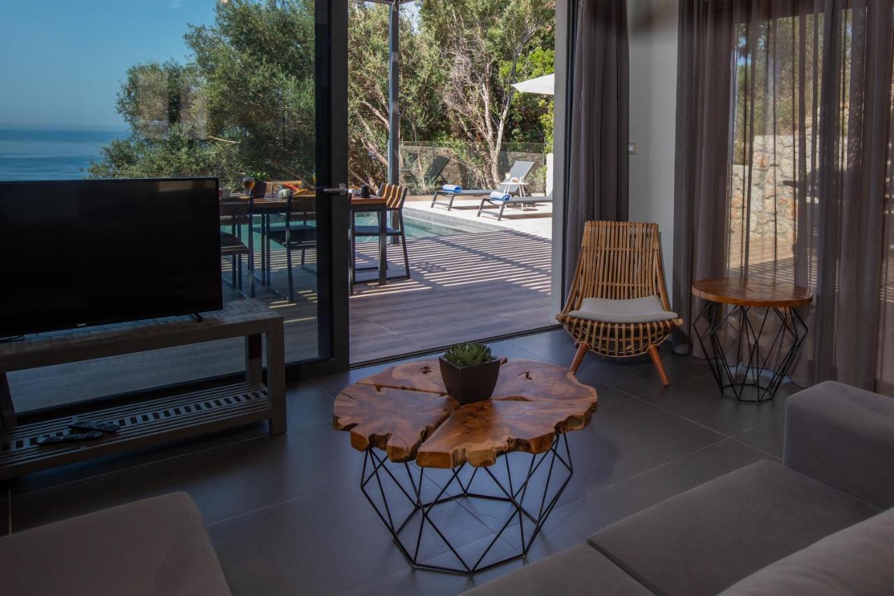 Brand New Villa Lefka With Private Pool At Platies Πλατείες Εξωτερικό φωτογραφία