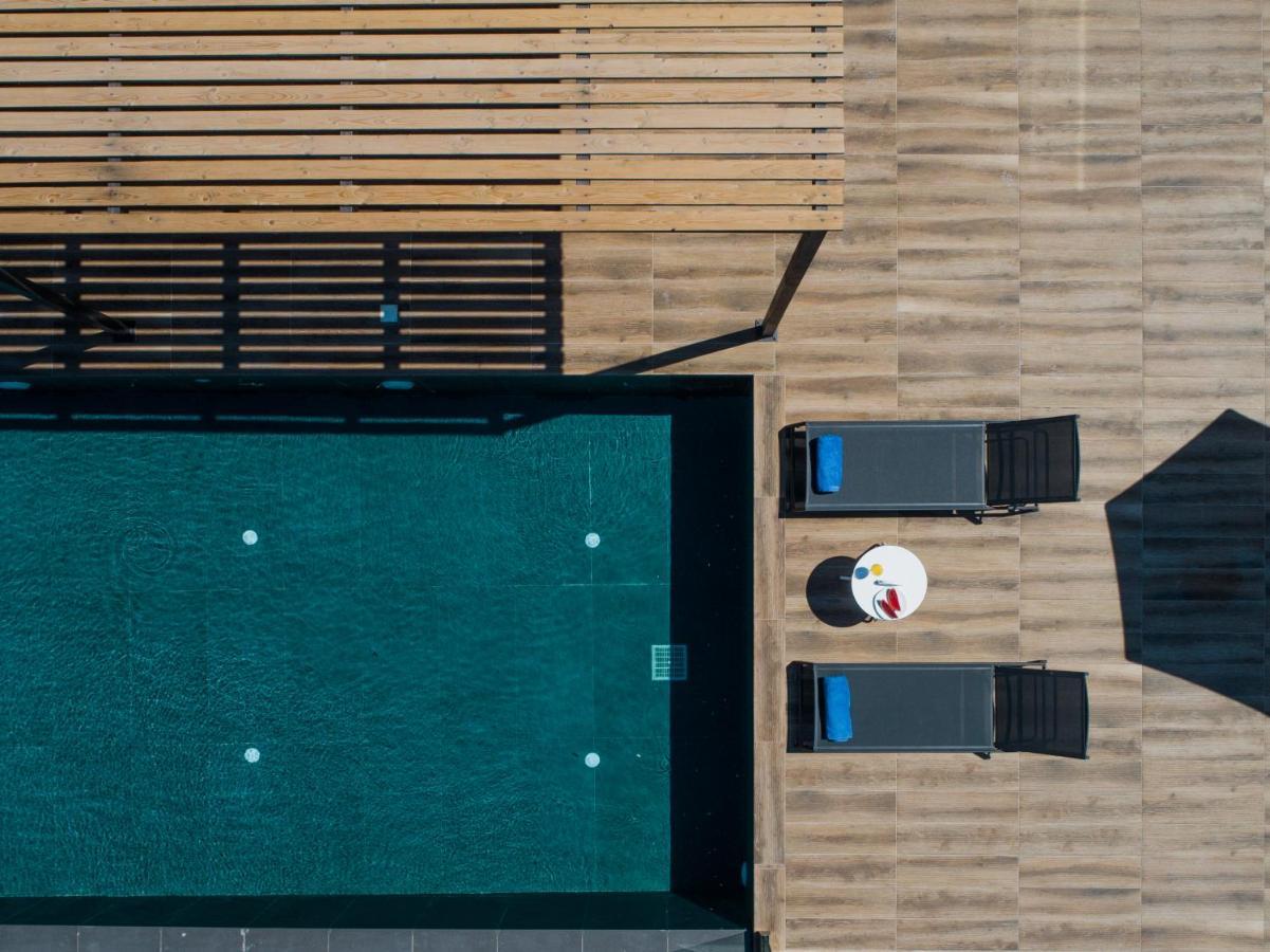 Brand New Villa Lefka With Private Pool At Platies Πλατείες Εξωτερικό φωτογραφία