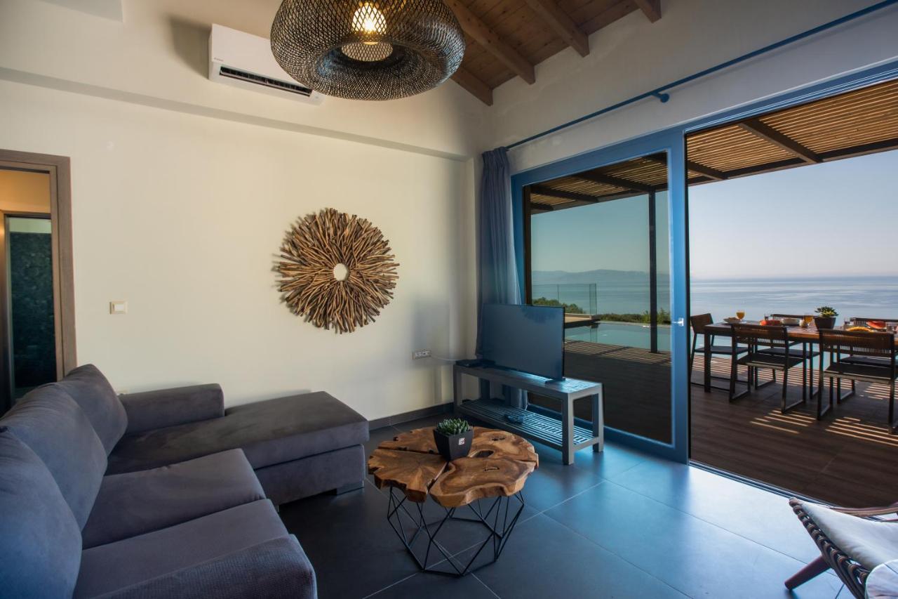 Brand New Villa Lefka With Private Pool At Platies Πλατείες Εξωτερικό φωτογραφία