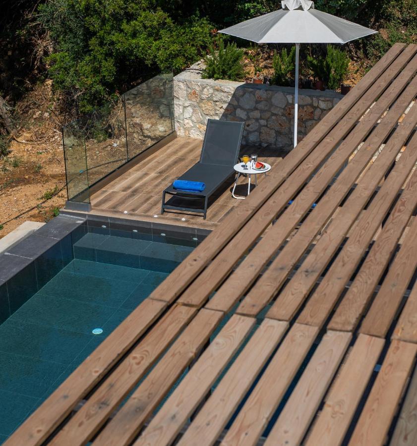 Brand New Villa Lefka With Private Pool At Platies Πλατείες Εξωτερικό φωτογραφία