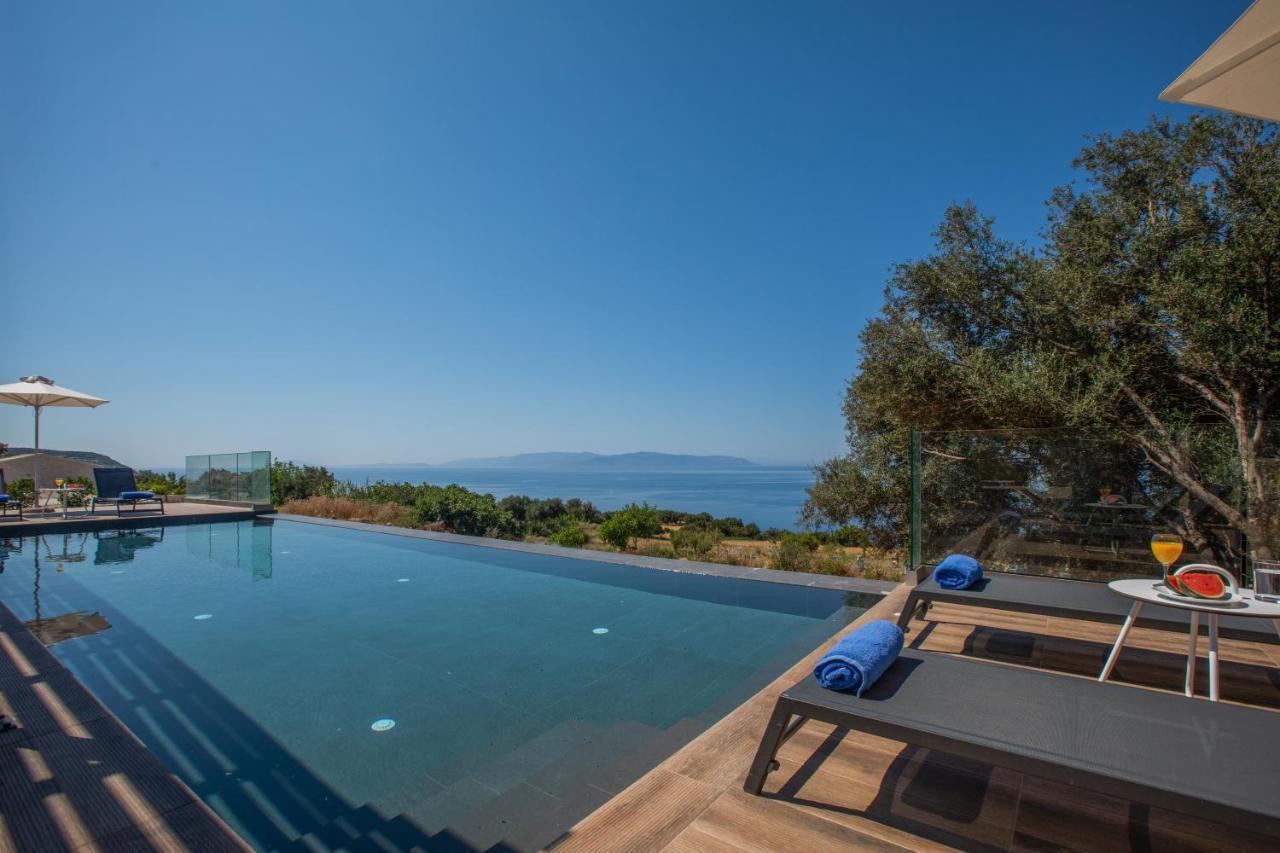 Brand New Villa Lefka With Private Pool At Platies Πλατείες Εξωτερικό φωτογραφία