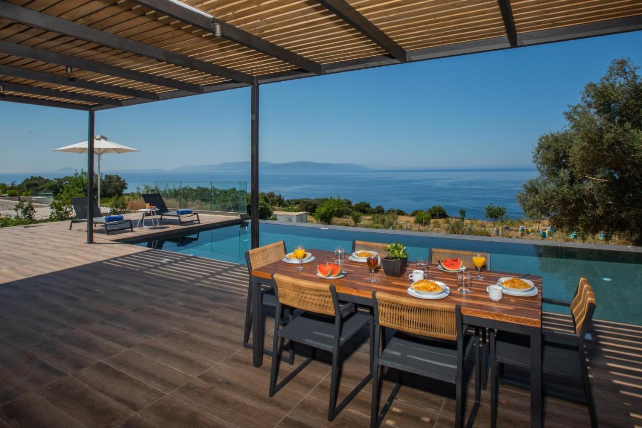 Brand New Villa Lefka With Private Pool At Platies Πλατείες Εξωτερικό φωτογραφία