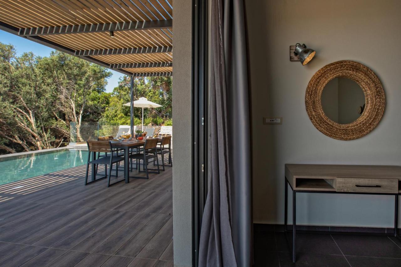 Brand New Villa Lefka With Private Pool At Platies Πλατείες Εξωτερικό φωτογραφία