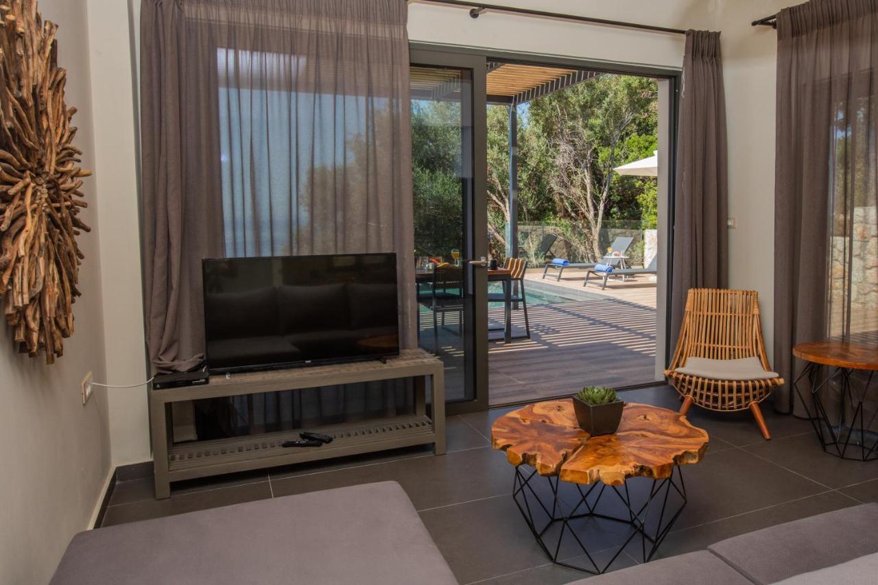 Brand New Villa Lefka With Private Pool At Platies Πλατείες Εξωτερικό φωτογραφία