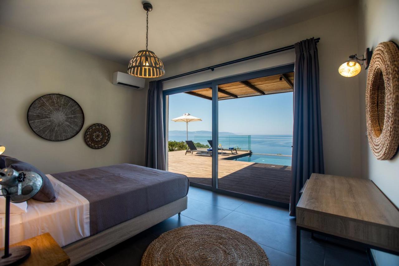 Brand New Villa Lefka With Private Pool At Platies Πλατείες Εξωτερικό φωτογραφία